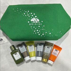 Origins Skincare Collection with Green Pouch